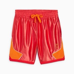PUMA Hoops x Cheetos Basketball Shorts Red Orange Men's Sz S *NEW* 625871-01 $70